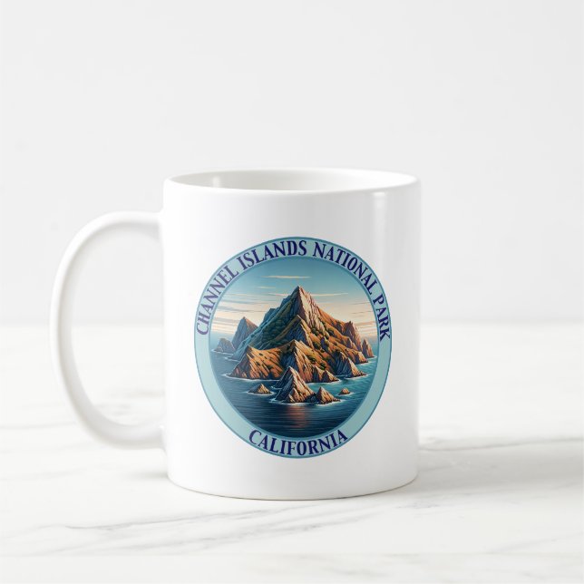 Channel Islands National Park Kalifornien Kaffemugg (Vänster)