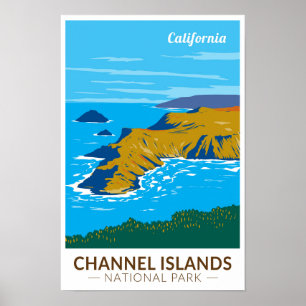 Channel Islands National Park Kalifornien Resa Poster