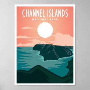 Channel Islands National Park Kalifornien Resa Poster
