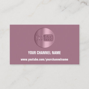 CHANNEL NAMN DU TUBER LOGOTYP QR CODE RO VIOLET VISITKORT
