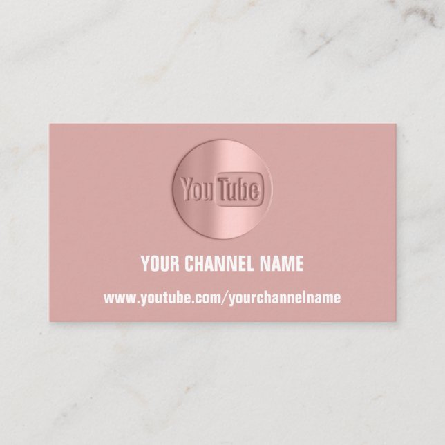 CHANNEL NAMN DU TUBER LOGOTYP QR CODE RO  VISITKORT (Framsida)