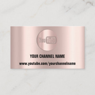 CHANNEL NAMN YOUTUBER LOGOTYP QR RO SVART BUSS VISITKORT