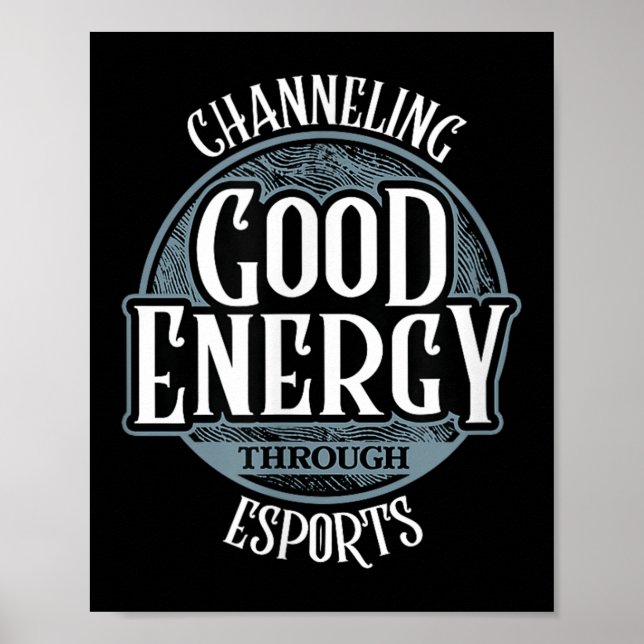 Channeling Bra Energy through Esport - Video Gam Poster (Framsidan)