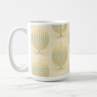 Channukah-menorah-mugg Kaffemugg