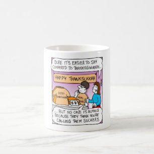 Channukah och thanksgiving - mugg