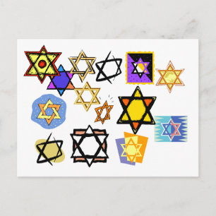 Channukkah Postcard Vykort