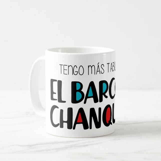 Chanquetes båt kaffemugg (Framsida vänster)