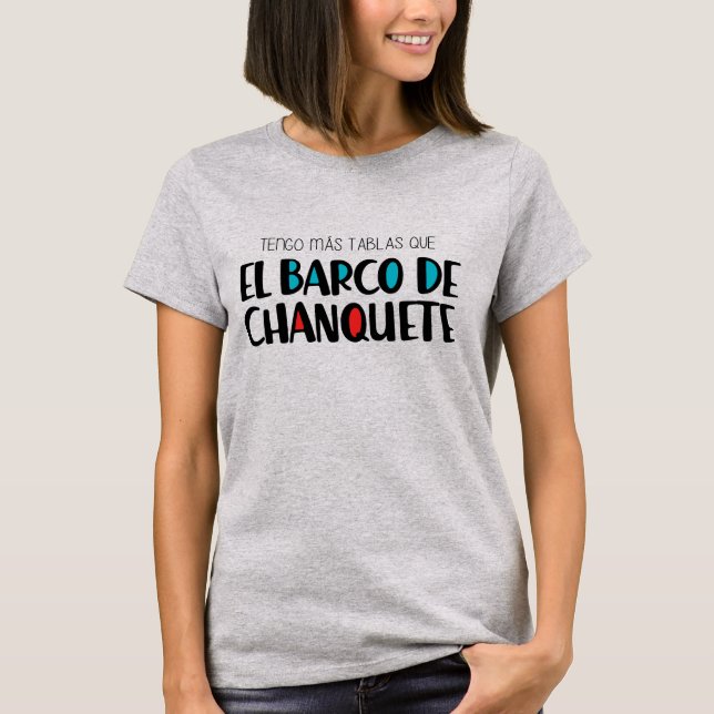 Chanquetes båt t shirt (Framsida)