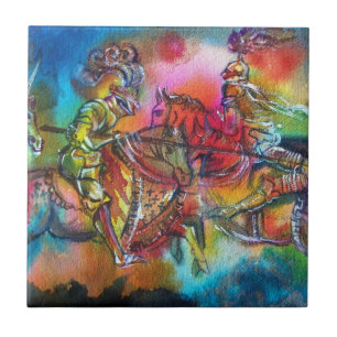 CHANSON DE ROLAND/ COMBAT OF KNIGHTS IN TOURNAMENT KAKELPLATTA