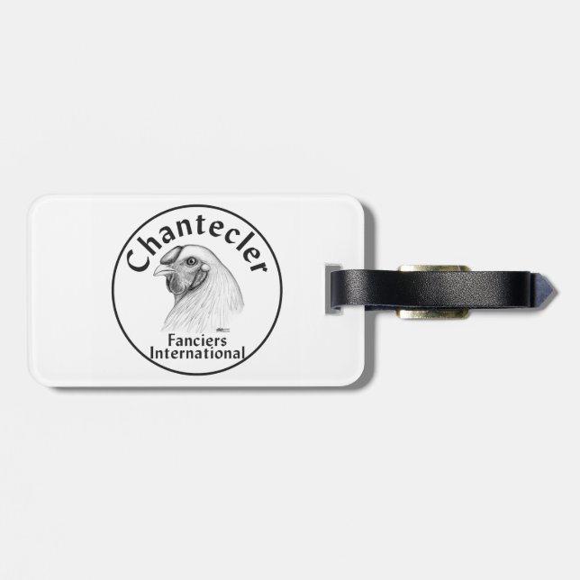 Chantecler Fanciers Logotyp Bagagebricka (Baksida Vågrät)