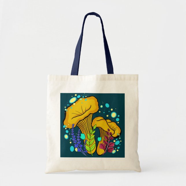 Chanterelle Tote Bag Tygkasse (Framsidan)