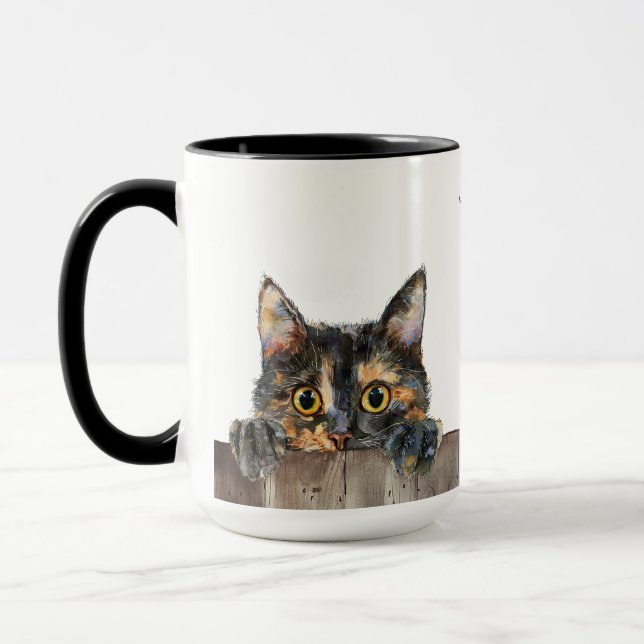 Chantilly-Tiffany Cat Mugg (Vänster)