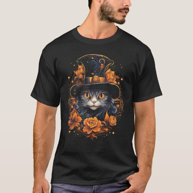 Chantilly_Tiffany Katt Halloween Grafiska T-shirts (Framsida)