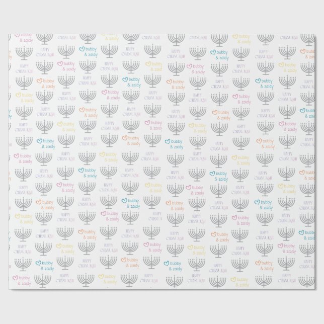 Chanuka Wrapping Paper Presentpapper (Seam)