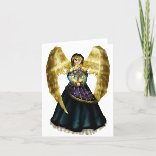 Chanukah Angel Helgkort