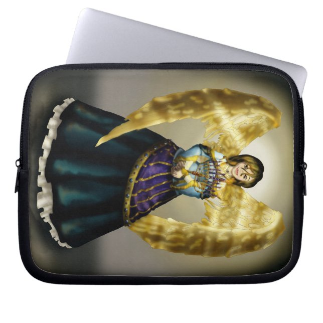 Chanukah ängel laptop fodral (Framsidan)