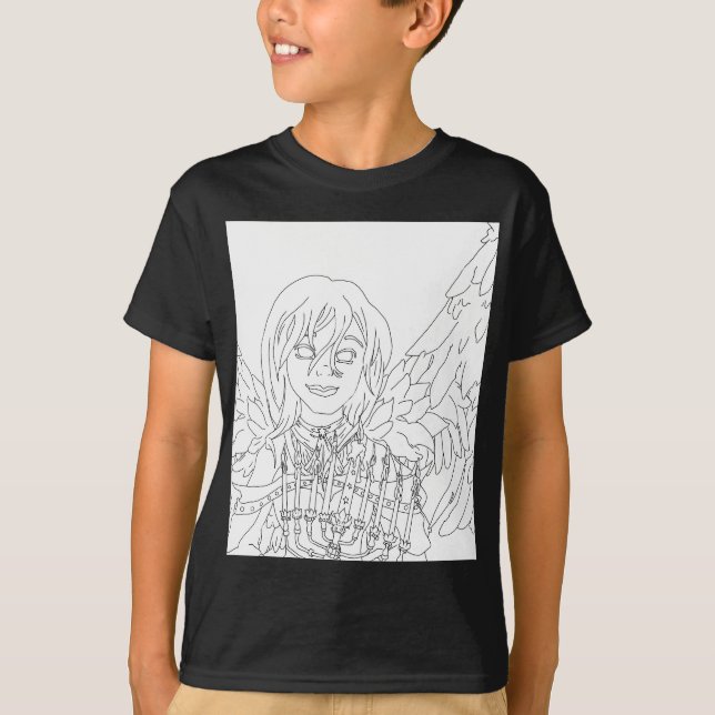 Chanukah ängel tee (Framsida)