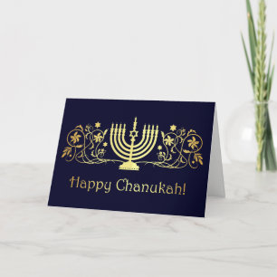 Chanukah Blessings Helgkort