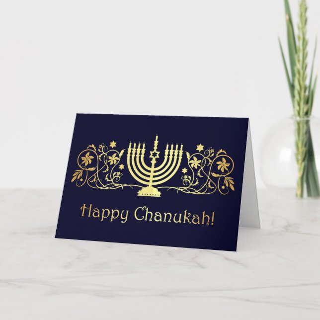 Chanukah Blessings Helgkort (Framsida)