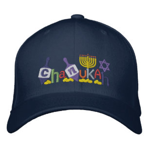 Chanukah Brev Broderad Keps