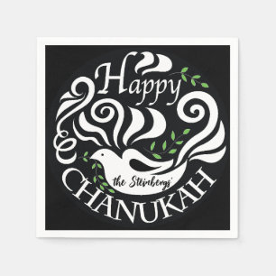 Chanukah Dove Pappersservett