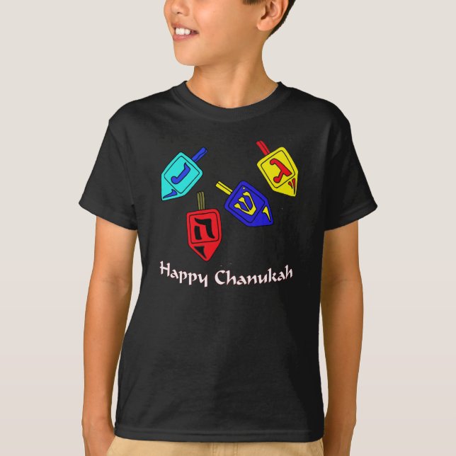 Chanukah Dreidels Tee (Framsida)