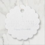 Chanukah Foil Favor Tags<br><div class="desc">Chanukah förtjänar något mer - något speciellt! Den här designen har ett vackert,  förenklat,  minimalistiskt estetiskt med sin moderna beröring och sitt ömtåliga lukt. Fira Chanukah med att samordna dekan och gåstillbehören. Gör det här året till en Chanukah att minnas!</div>