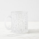 Chanukah Frostad Glasmugg<br><div class="desc">Chanukah förtjänar något mer - något speciellt! Den här designen har ett vackert,  förenklat,  minimalistiskt estetiskt med sin moderna beröring och sitt ömtåliga lukt. Fira Chanukah med att samordna dekan och gåstillbehören. Gör det här året till en Chanukah att minnas!</div>