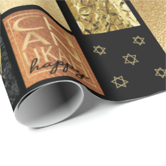 Chanukah Golden Montage Presentpapper