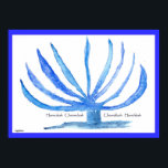 Chanukah Hannukah Hanukah Menorah Poster<br><div class="desc">En av julhelgens underbara glädje är att försöka bestämma hur Hannukah ska stavas. Den här målningen firar det.</div>