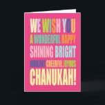 Chanukah-/Hannukahhälsning Helgkort<br><div class="desc">Skräddarsy och personifiera det Chanukah hälsningkortet</div>
