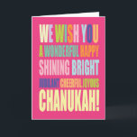 Chanukah-/Hannukahhälsning Helgkort<br><div class="desc">Skräddarsy och personifiera det Chanukah hälsningkortet</div>