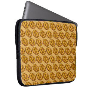 Chanukah Hanukkah Braided Challah Bread Helgdag Laptop Fodral