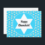 Chanukah Jelly Doughnut Jewish Stars Snöflingor Helg Vykort<br><div class="desc">Det här bandet är ett vackert tillägg till din Chanukah-presentförpackning. Eller använda den med färg som är fast papper som kontrast. Matchande presentsäckar,  förmånsboxar och papper förpackning finns tillgänglig.</div>