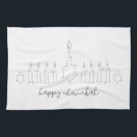 Chanukah Kökshandduk<br><div class="desc">Chanukah förtjänar något mer - något speciellt! Den här designen har ett vackert,  förenklat,  minimalistiskt estetiskt med sin moderna beröring och sitt ömtåliga lukt. Fira Chanukah med att samordna dekan och gåstillbehören. Gör det här året till en Chanukah att minnas!</div>