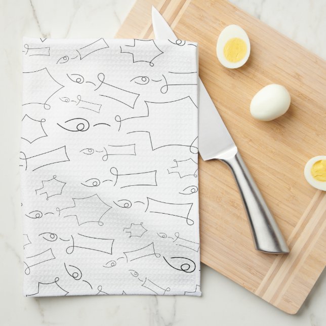 Chanukah Kökshandduk (Vikt i Fjärdedel)