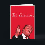 Chanukah kommer att bli stort, Trump-satire-kort Helgkort<br><div class="desc">Chanukah kommer att bli ett stort Donald Trump-satirkort av designern Brad Hines</div>