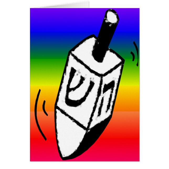 Chanukah-kort Hälsningskort (Framsidan)