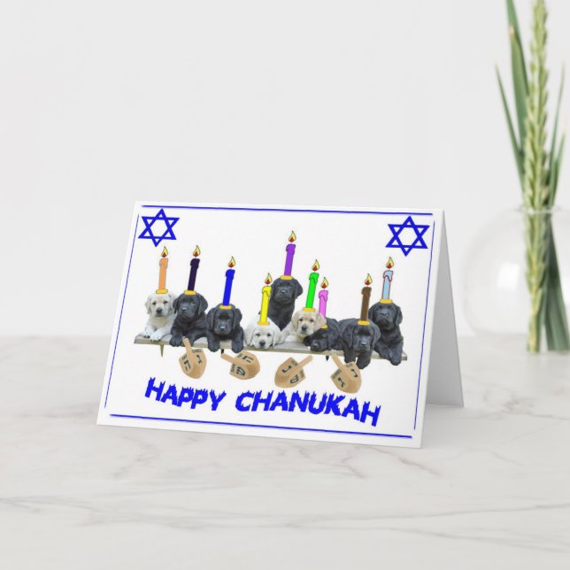 Chanukah-kort Helgkort (Framsida)