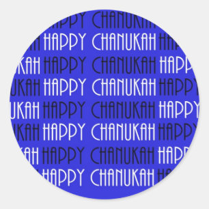 Chanukah oh Chanukah Stickers Runt Klistermärke