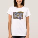 Chanukah Party T Shirt<br><div class="desc">Roligt grafik med många Chanukah-roligtar.</div>