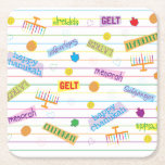 Chanukah Party Time Underlägg Papper Kvadrat<br><div class="desc">"Chanukah Party Time" Papper Underlägg är redo för att hjälpa dig att få igång party! Tack för att du stannade och shoppade förbi. Mycket uppskattat! Alla mina konstruktioner kan överföras till andra Zazzle-produkter. Kontrollera alltid förhandsgranskningen för att vara säker på att du har justerat perfektens passning! Ge mig några frågor...</div>