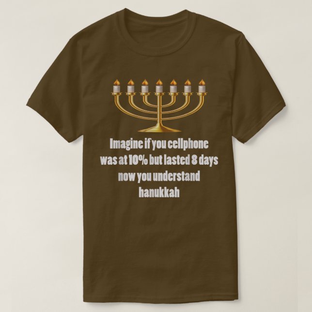Chanukah  Sarcastic Funny Happy Hanukkah Chanukah  T Shirt (Design framsida)