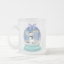 Chanukah Snow Globe Frostad Glasmugg