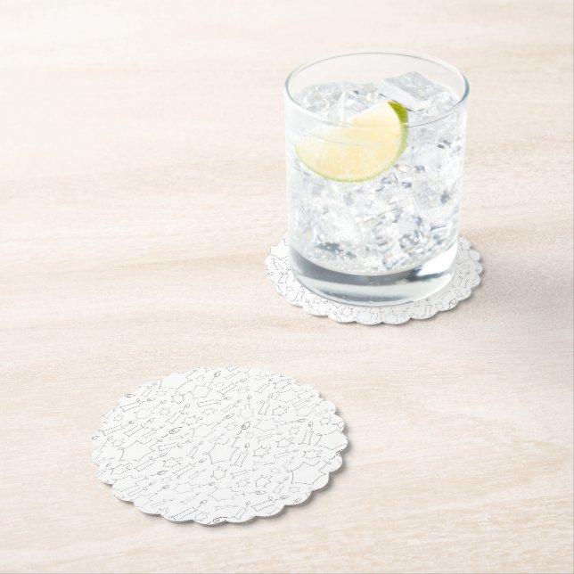 Chanukah Underlägg Papper (Insitu)