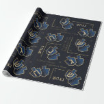 Chanukah Wrapping Papper Miracle hände där Presentpapper<br><div class="desc">Chanukah Wrapping Papper "A Underbar Miracle Happled Där" Låt oss att Hanukah Party började med "A Underbar Miracle Happled Där" nyaste presentfigursättning för att klä upp Chanukah presenter:) Välj mellan 4 stilar och 5 förpackningsstorlekar pappra. Njut och tack för att du stannade och shoppade förbi. Ditt företag är mycket uppskattat....</div>