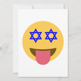 chanukka hanukkah emoji julkort