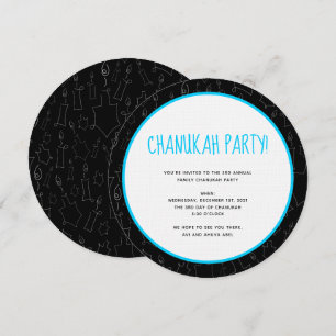 Chanukka-inbjudan Inbjudningar