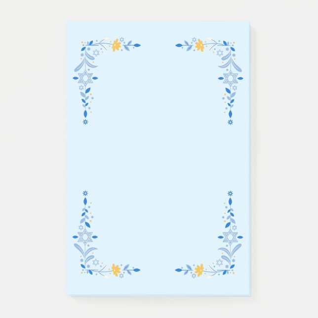 Chanukka inramad post-it block (Framsida)
