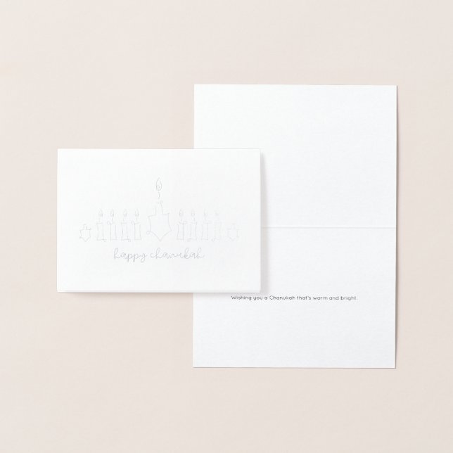 Chanukka presentfolie folierat kort (Display)